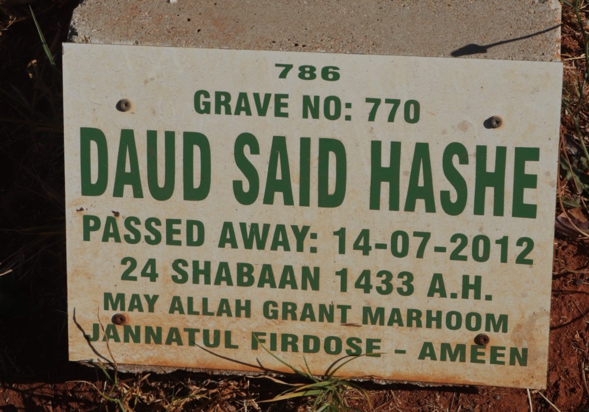 HASHE Daud Said -2012