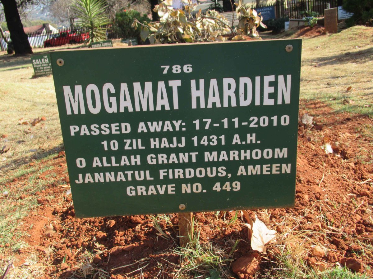HARDIEN Mogamat -2010