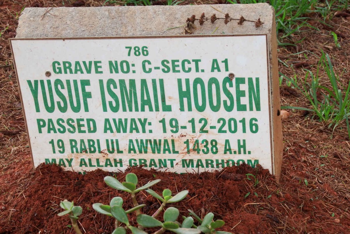 HOOSEN Yusuf Ismail -2016