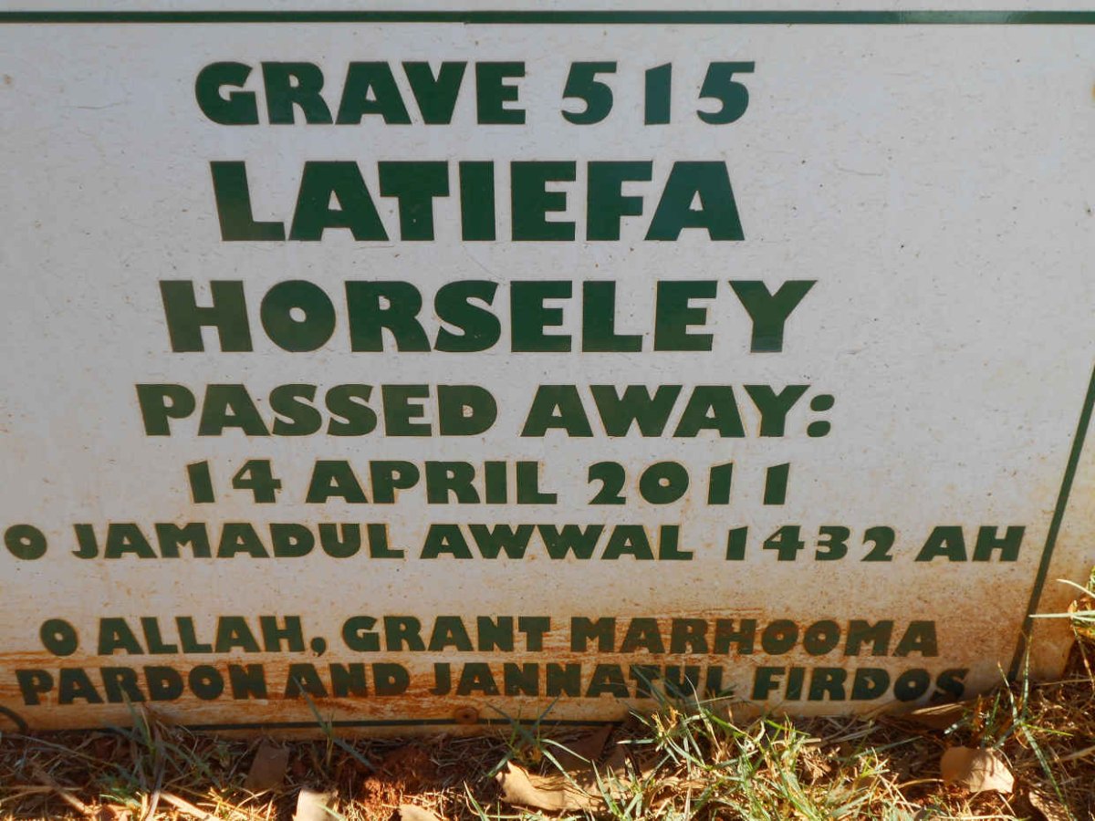 HORSELEY Lariefa -2011