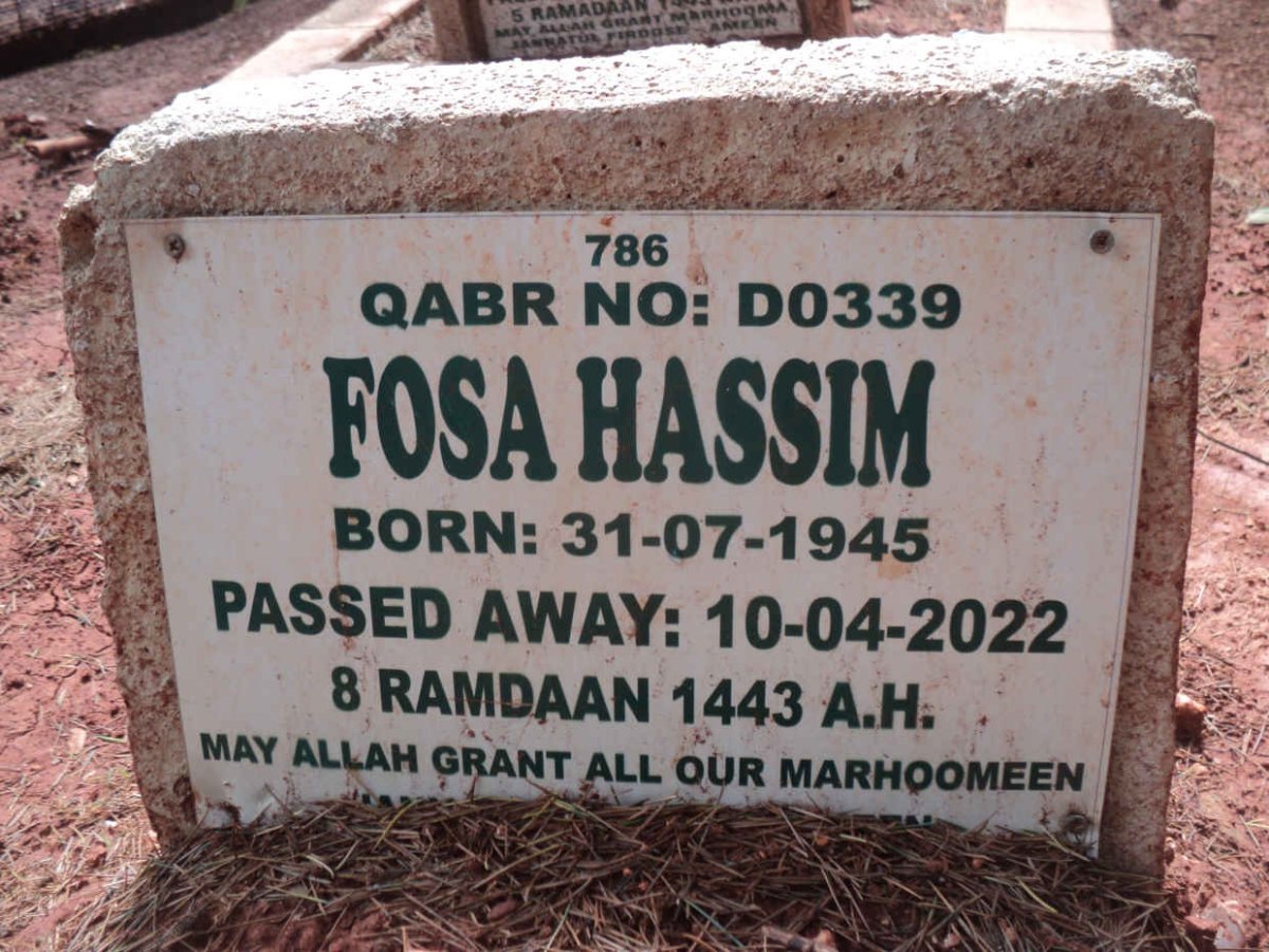 HASSIM Fosa 1945-2022