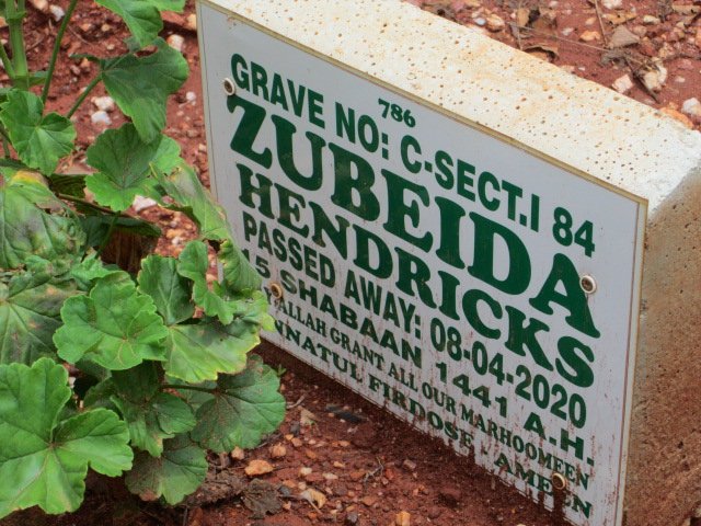 HENDRICKS Zubeida -2020