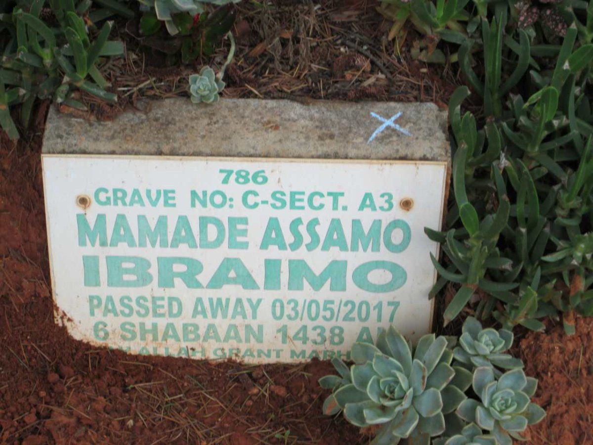 IBRAIMO Mamade Assamo -2017