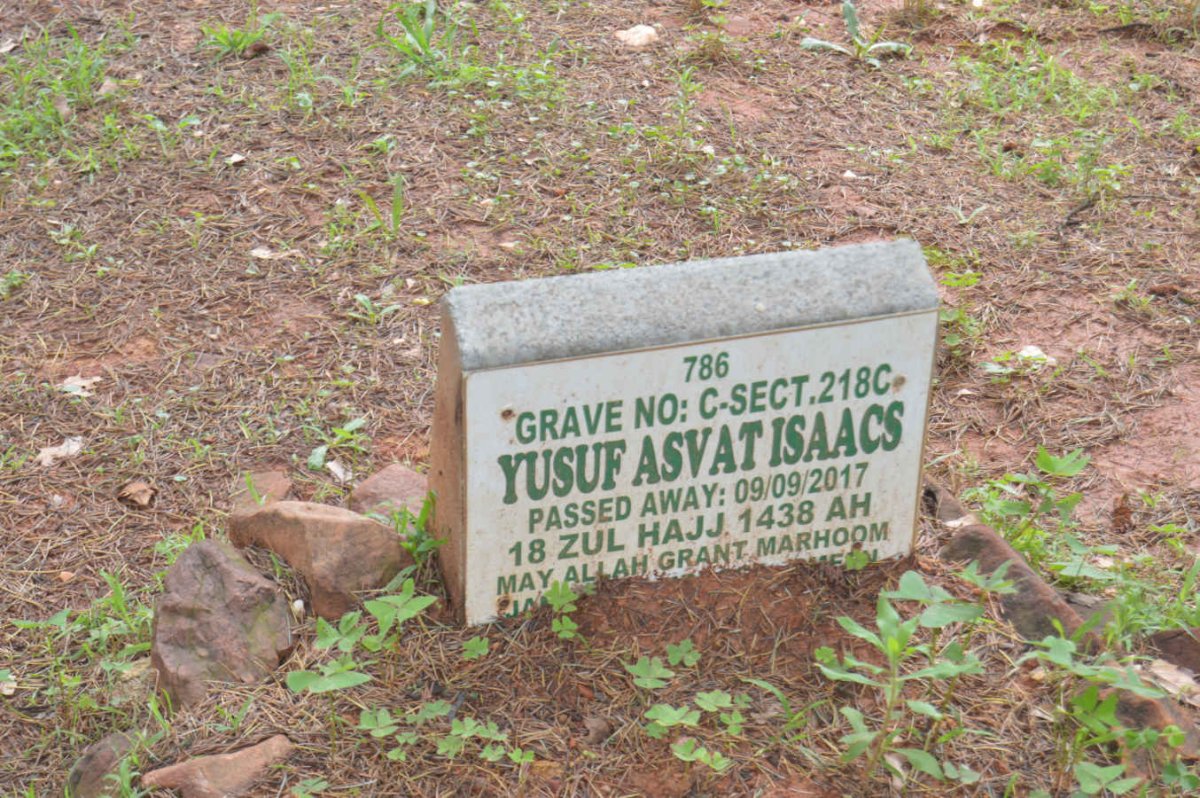 ISAACS Yusuf Asfat -2017