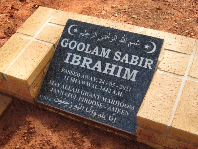 IBRAHIM Goolam Sabir -2021