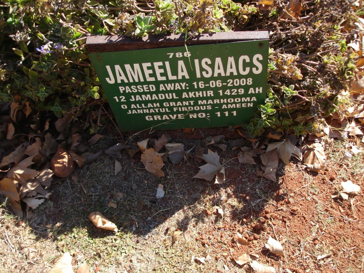 ISAACS Jameela -2008