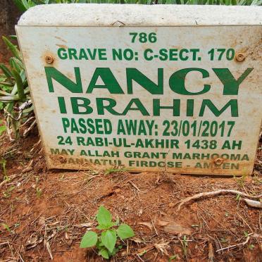 IBRAHIM Nancy -2017