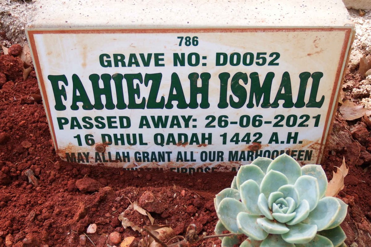 ISMAIL Fahiezah -2021