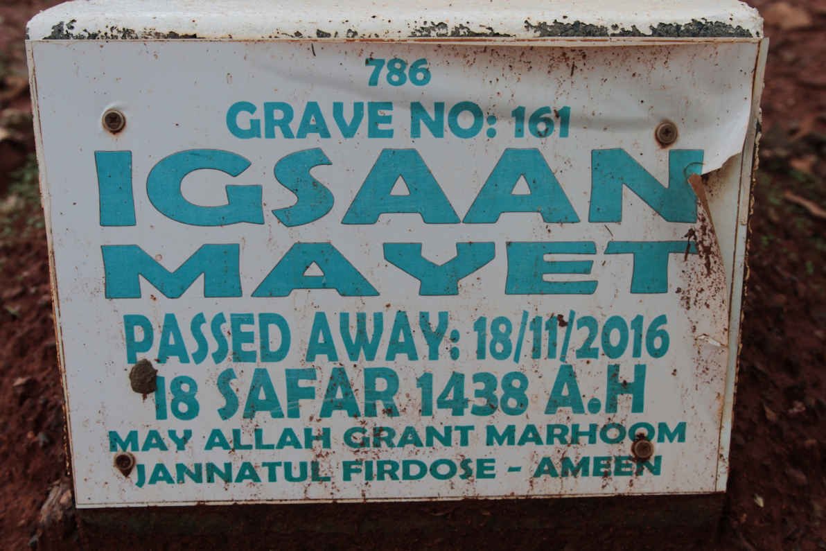 IGSAAN Mayet -2016