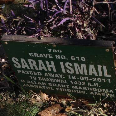 ISMAIL Sarah -2011