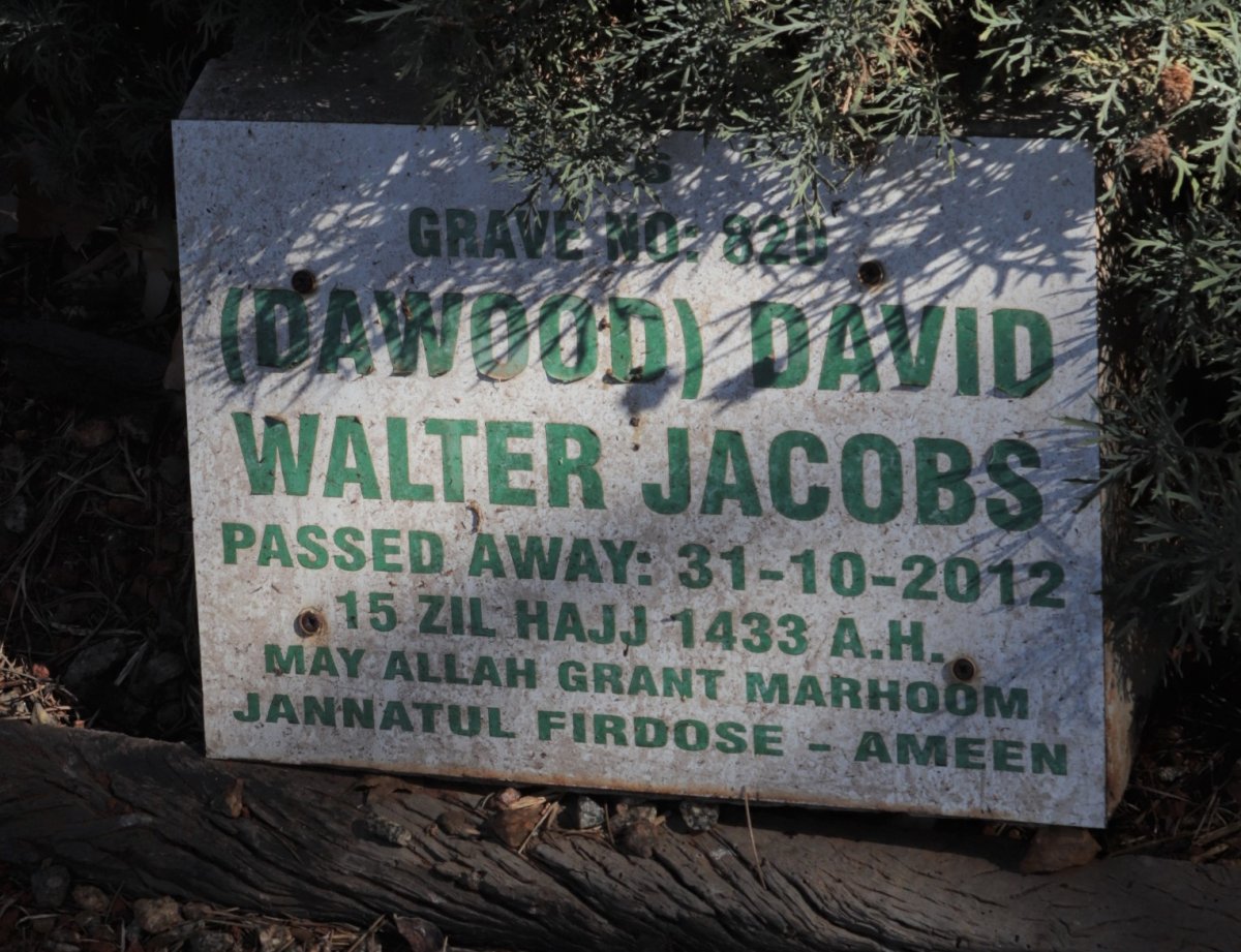 JACOBS David Walter -2012