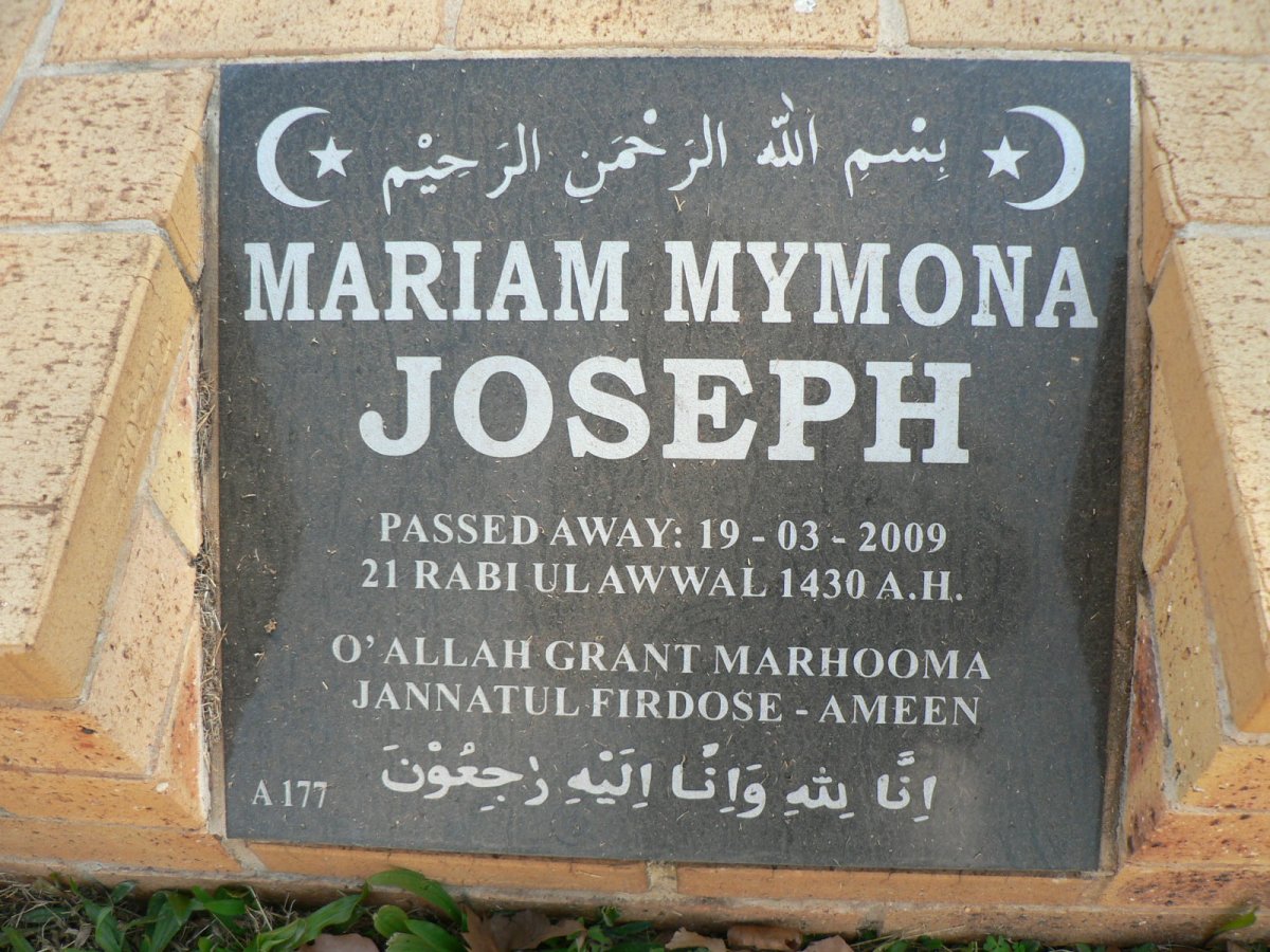 JOSEPH Mariam Mymona -2009