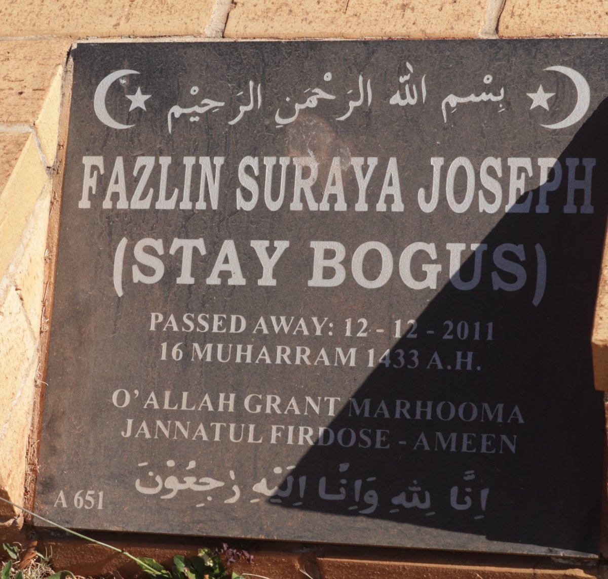JOSEPH Fazlin Suraya -2011