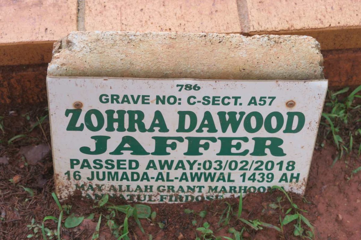 JAFFER Zohra Dawood -2018