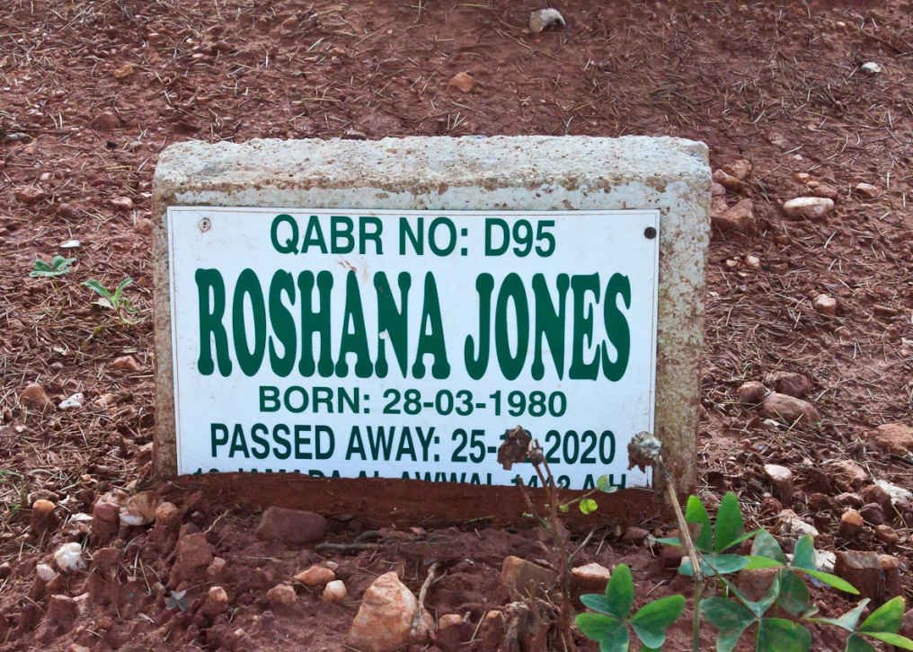JONES Roshana 1980-2020