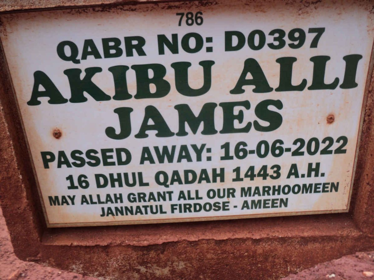 JAMES Akibu Alli -2022