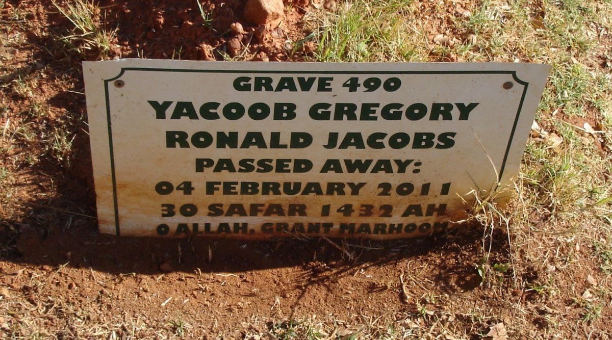 JACOBS Yacoob Gregory Ronald -2011