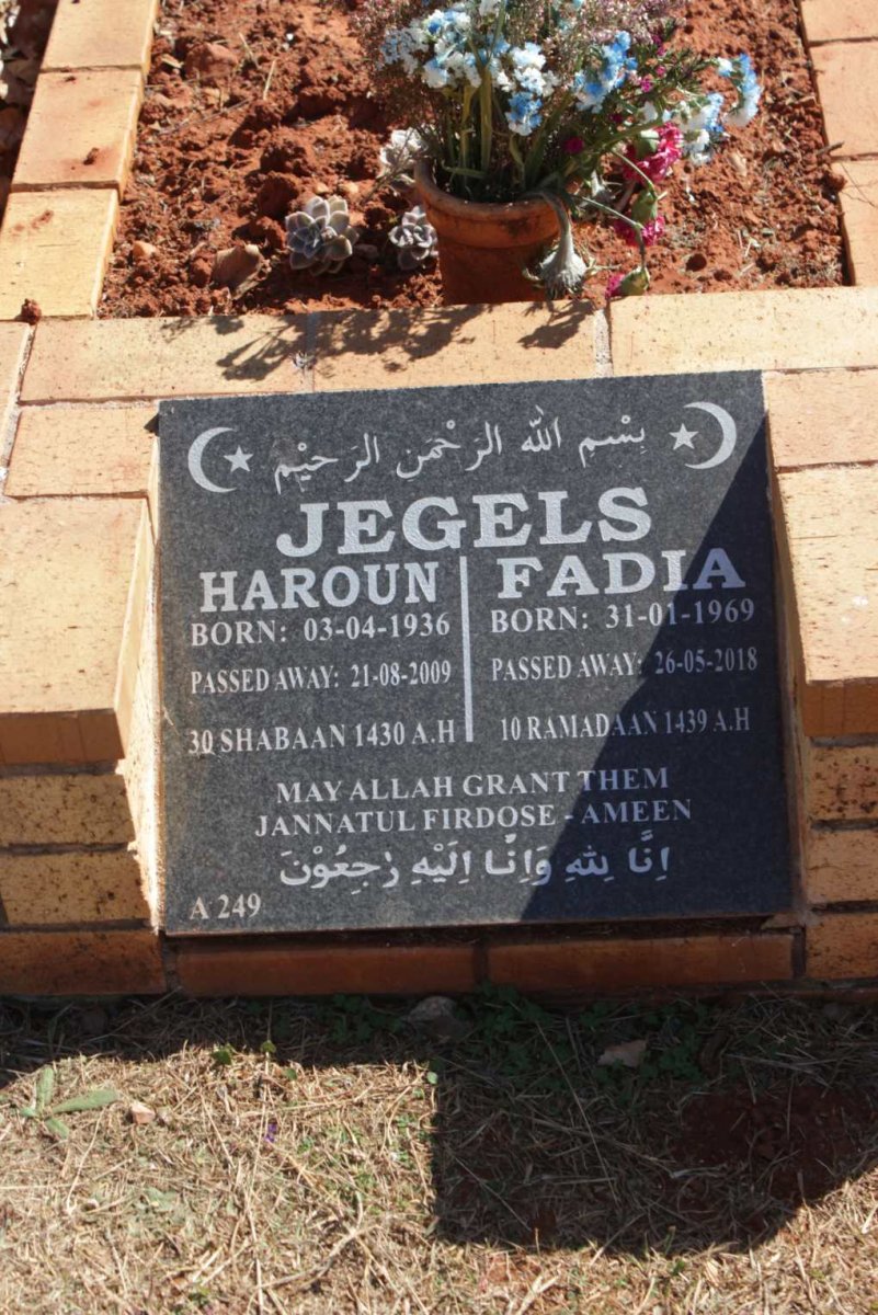 JEGELS Haroun 1936-2009 :: JEGELS Fadia 1969-2018