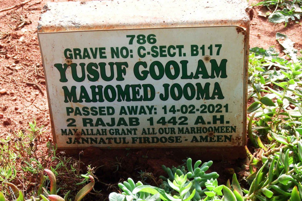 JOOMA Yusuf Goolam Mahomed -2021