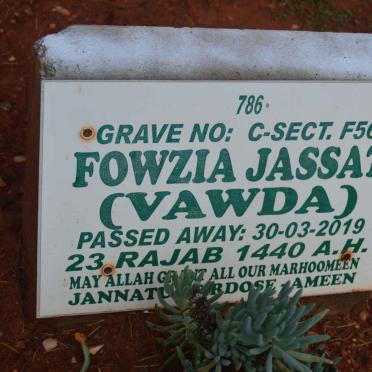 JASSAT Fowzia -2019