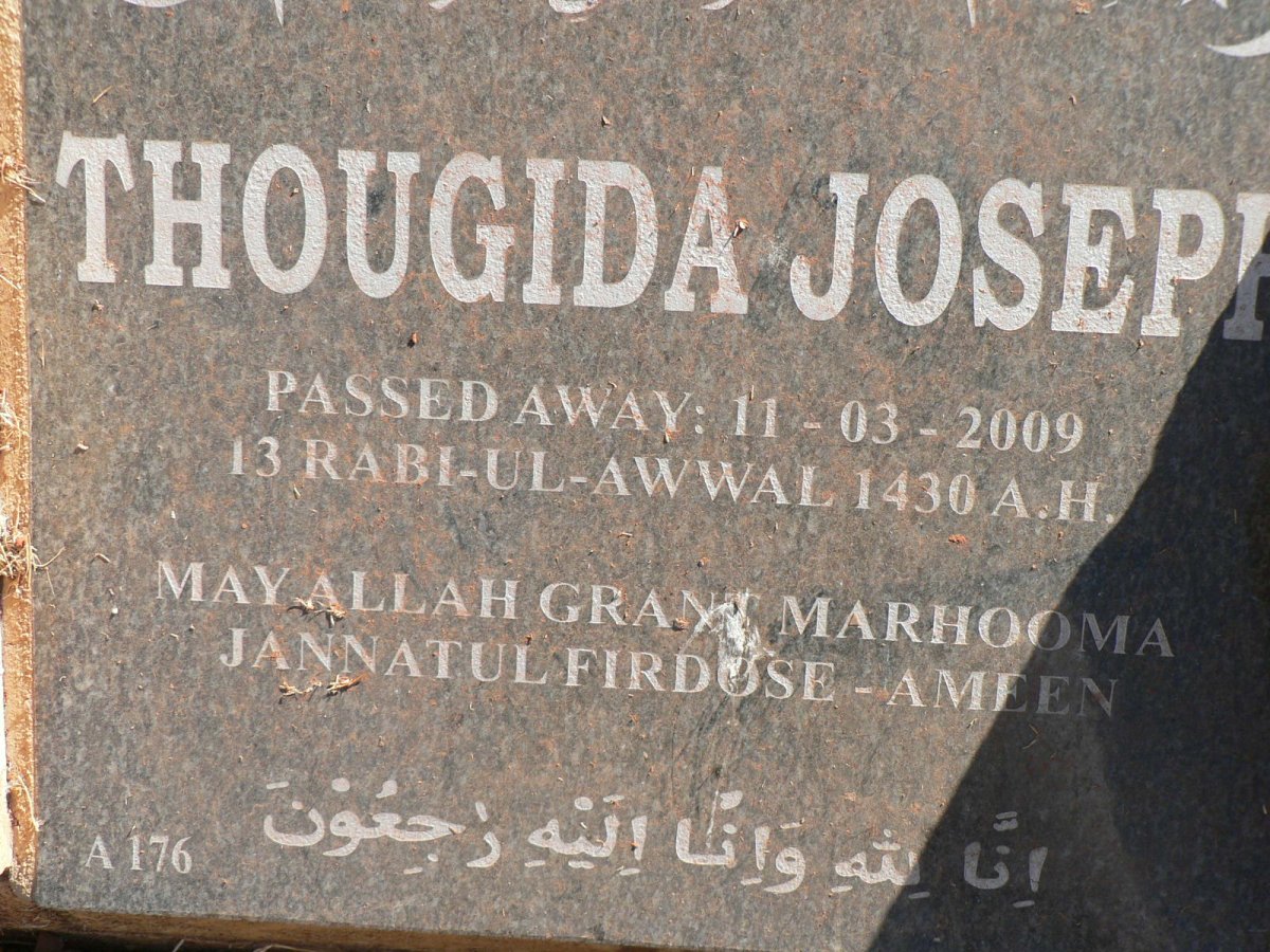 JOSEPH Thougida -2009