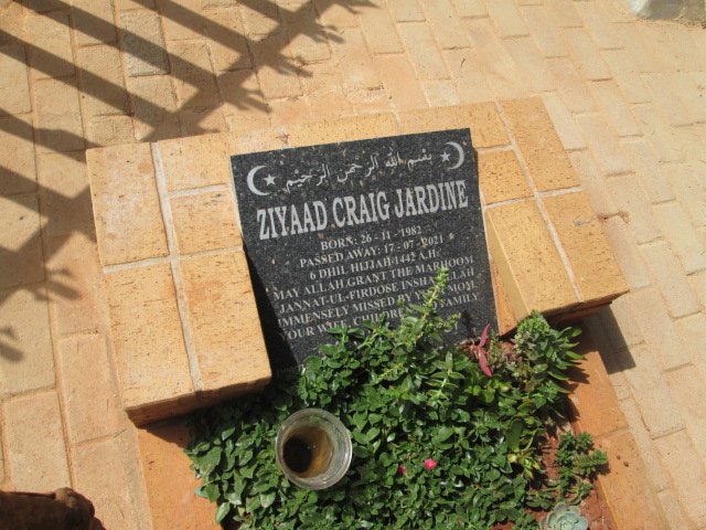 JARDINE Ziyaad Craig 1982-2021