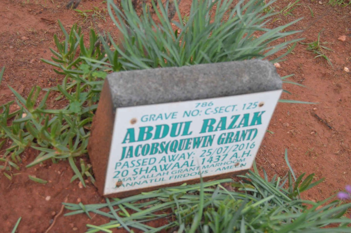 JACOBS Abdul Razak -2016