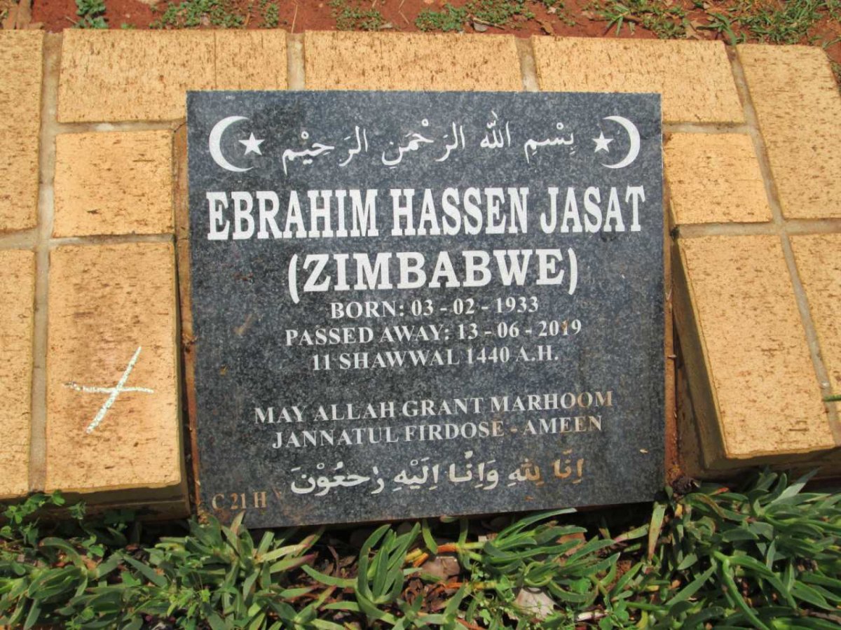 JASAT Ebrahim Hassen 1933-2019