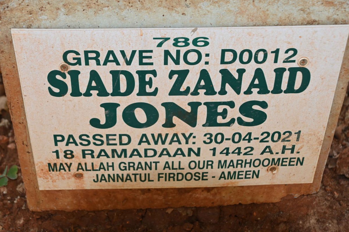 JONES Siade Zanaid -2021