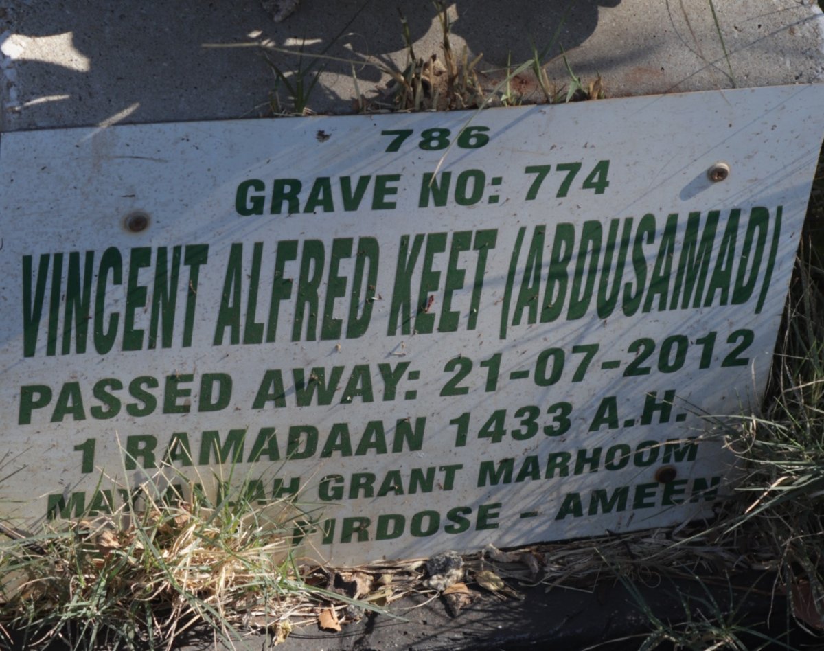 KEET Vincent Alfred -2012