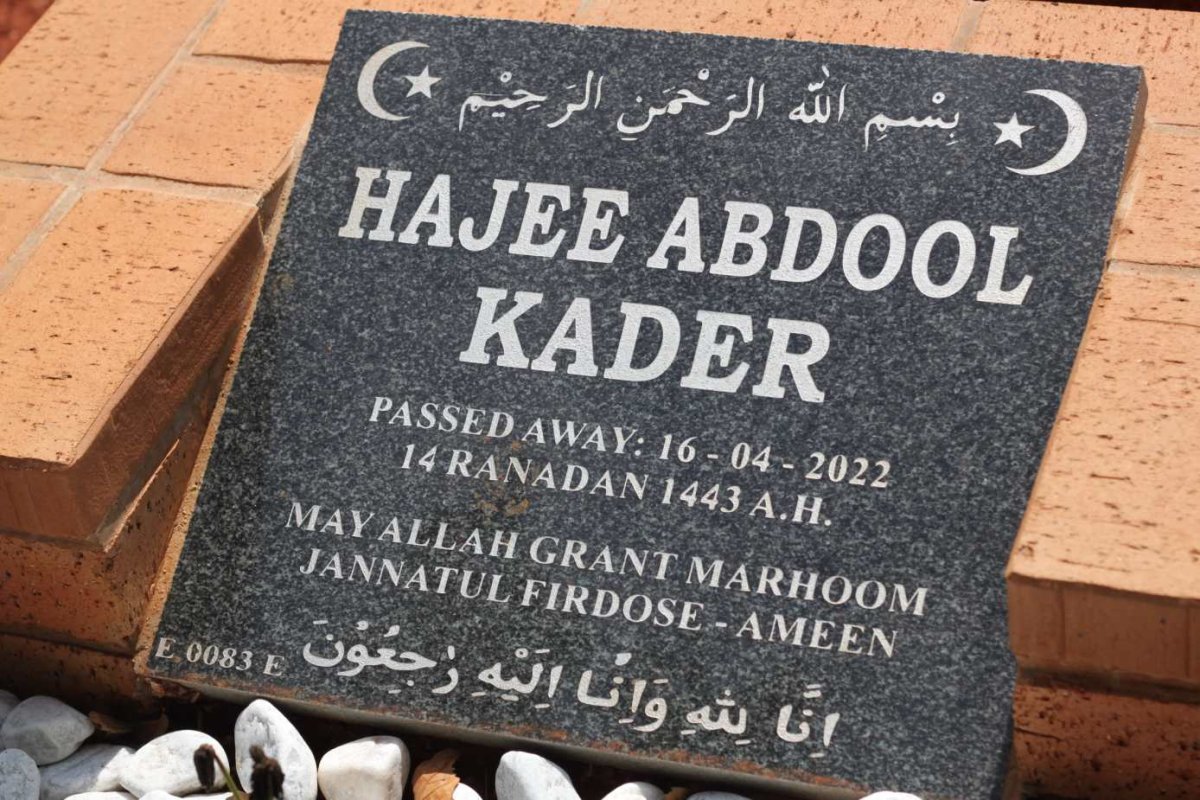 KADER Hajee Abdool -2022