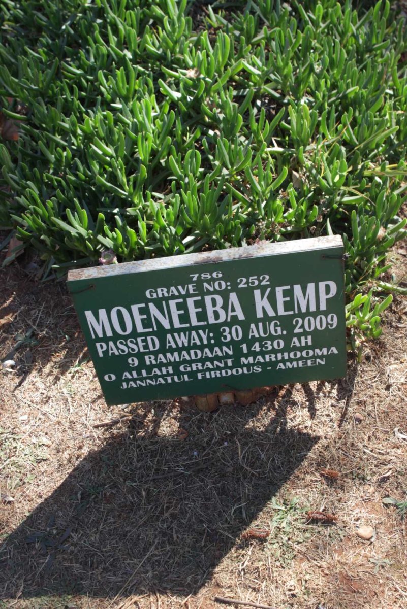 KEMP Moeneeba -2009