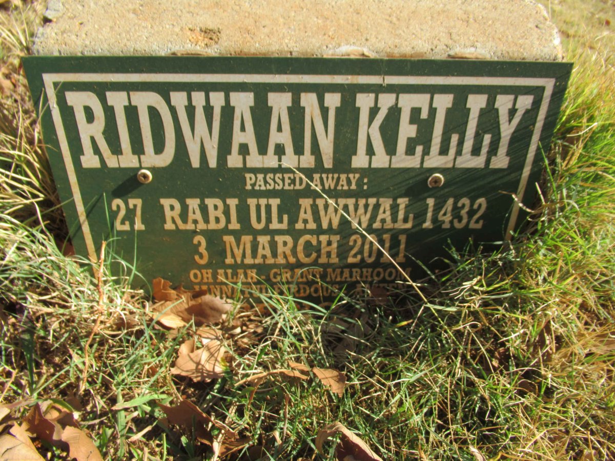 KELLY Ridwaan -2011