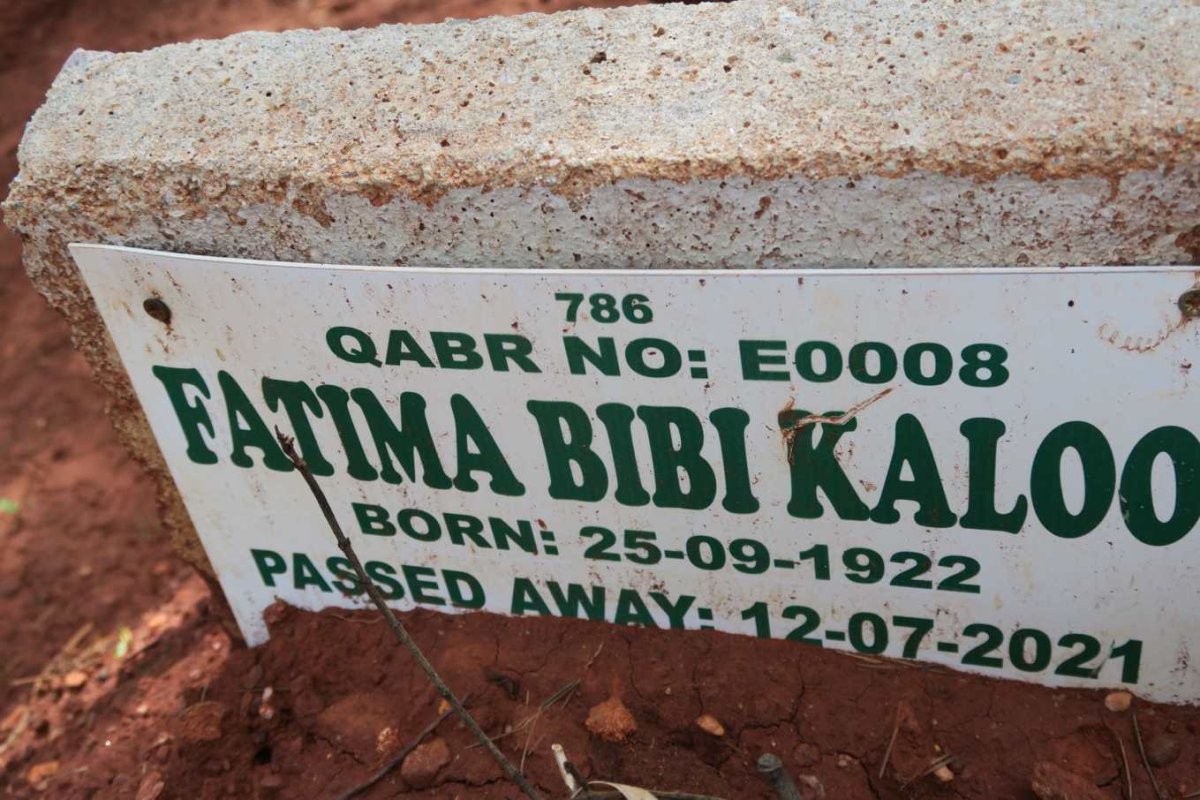 KALOO Fatima Bibi 1922-2021