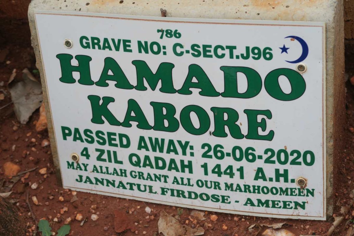 KABORE Hamado -2020