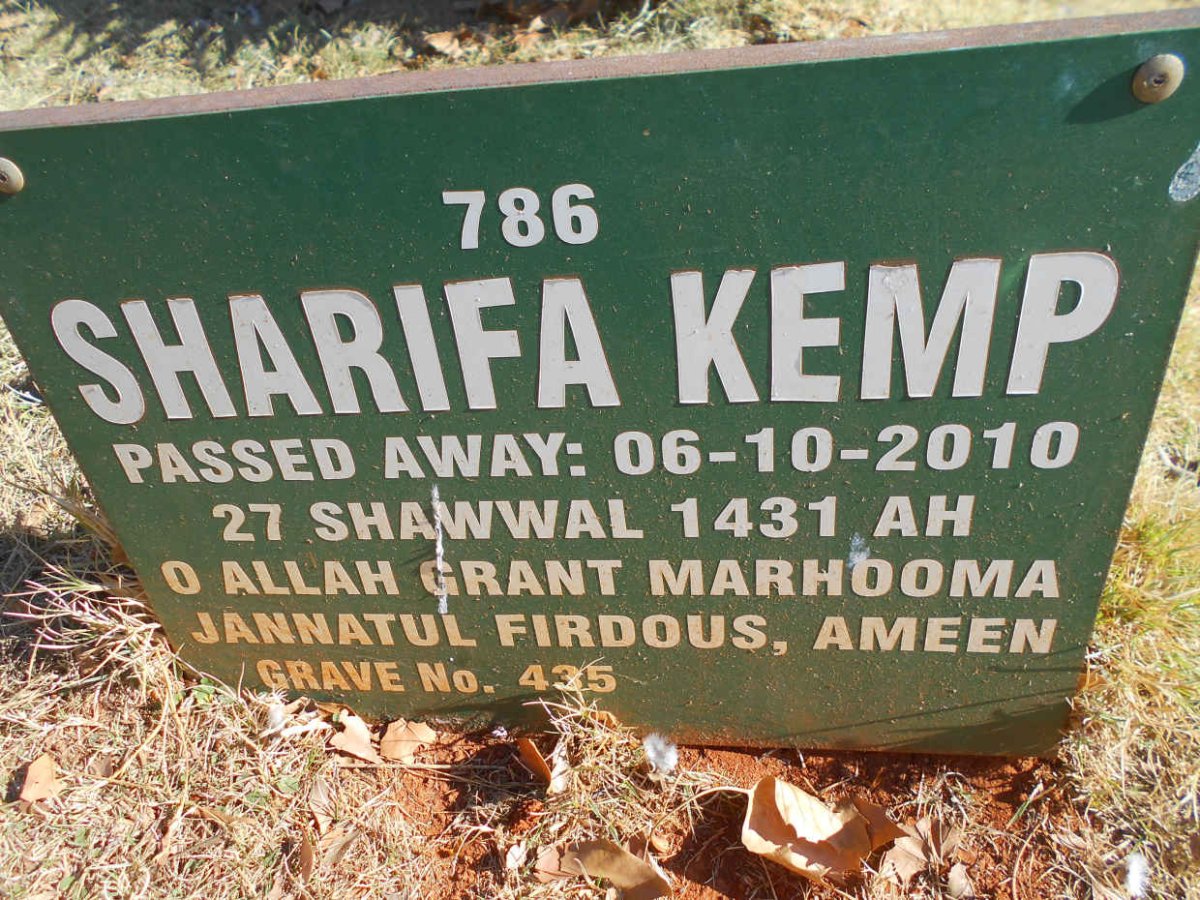 KEMP Sharifa -2010
