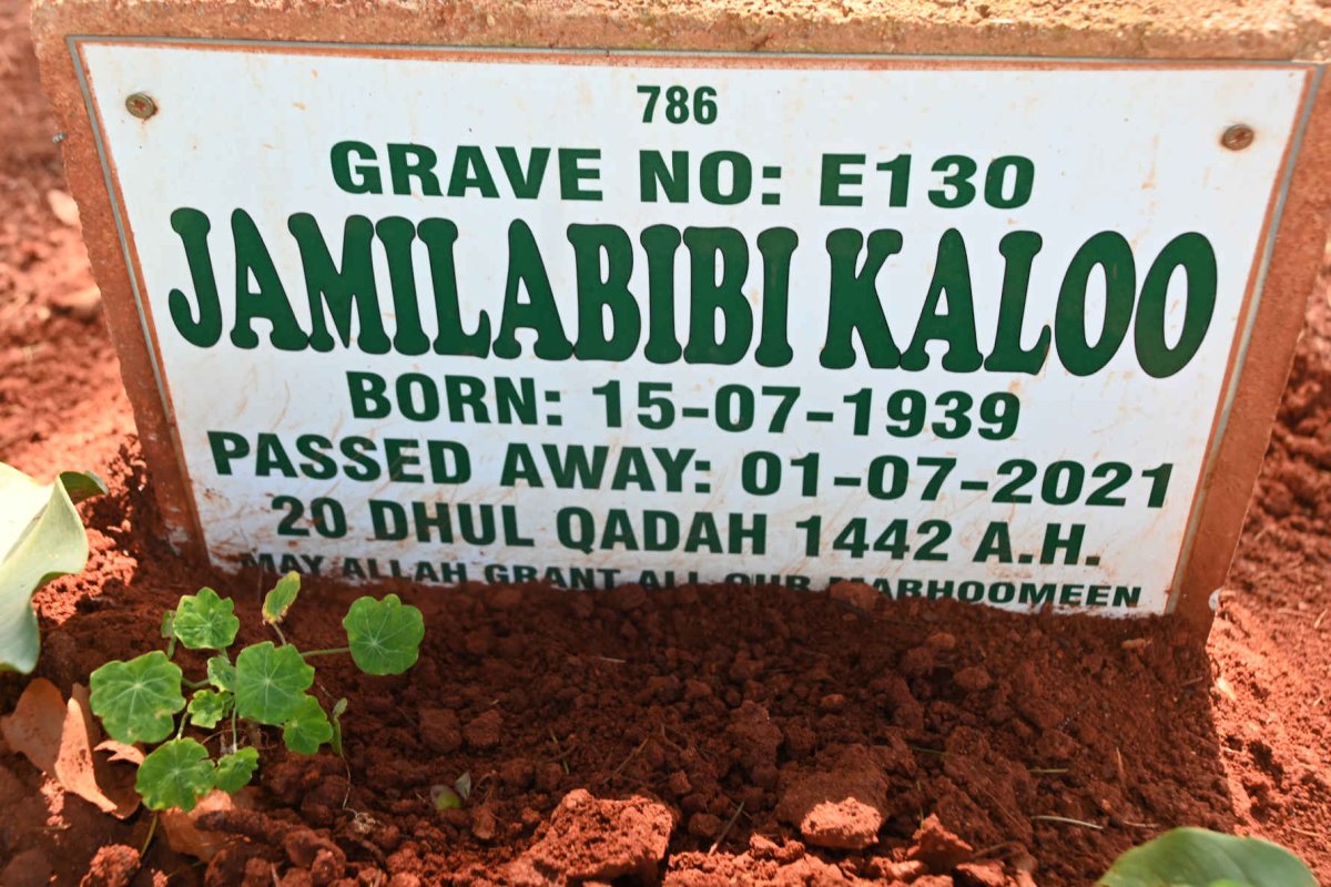 KALOO Jamilabibi 1939-2021