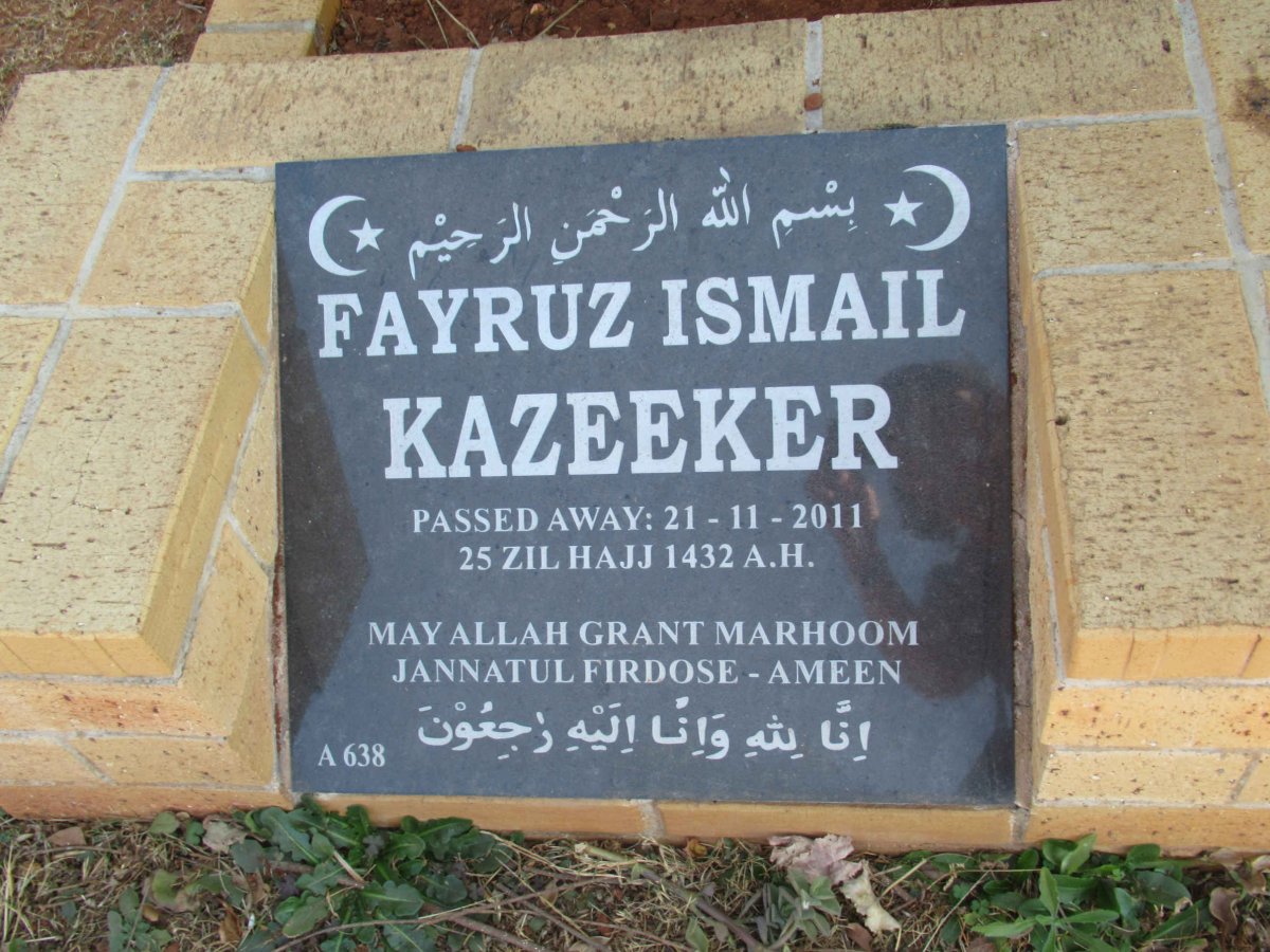 KAZEEKER Fayruz Ismail -2011