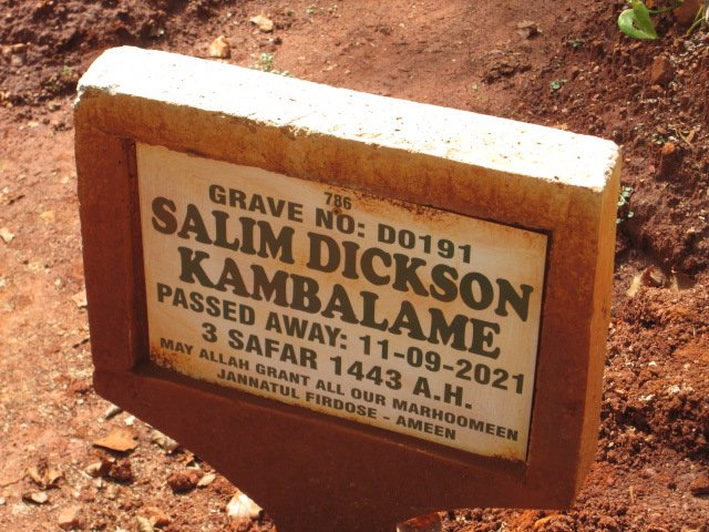 KAMBALAME Salim Dickson -2021