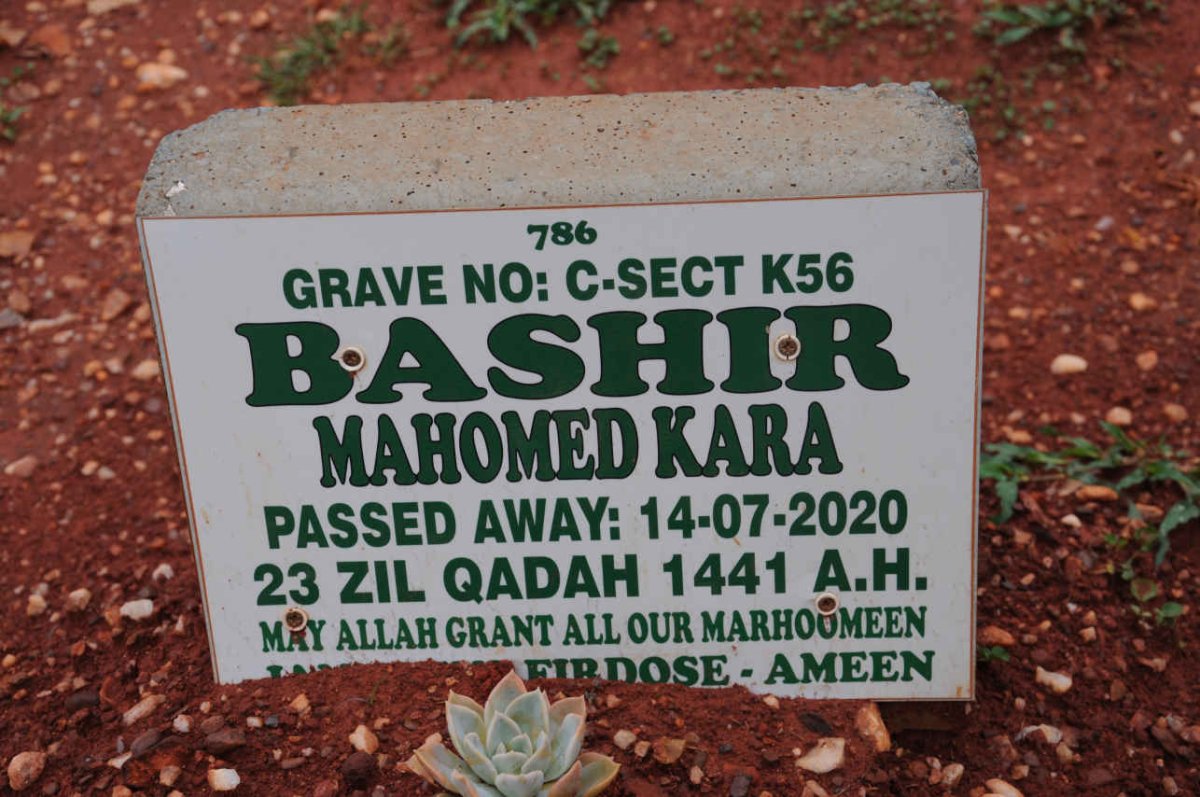 KARA Bashir Mahomed -2020