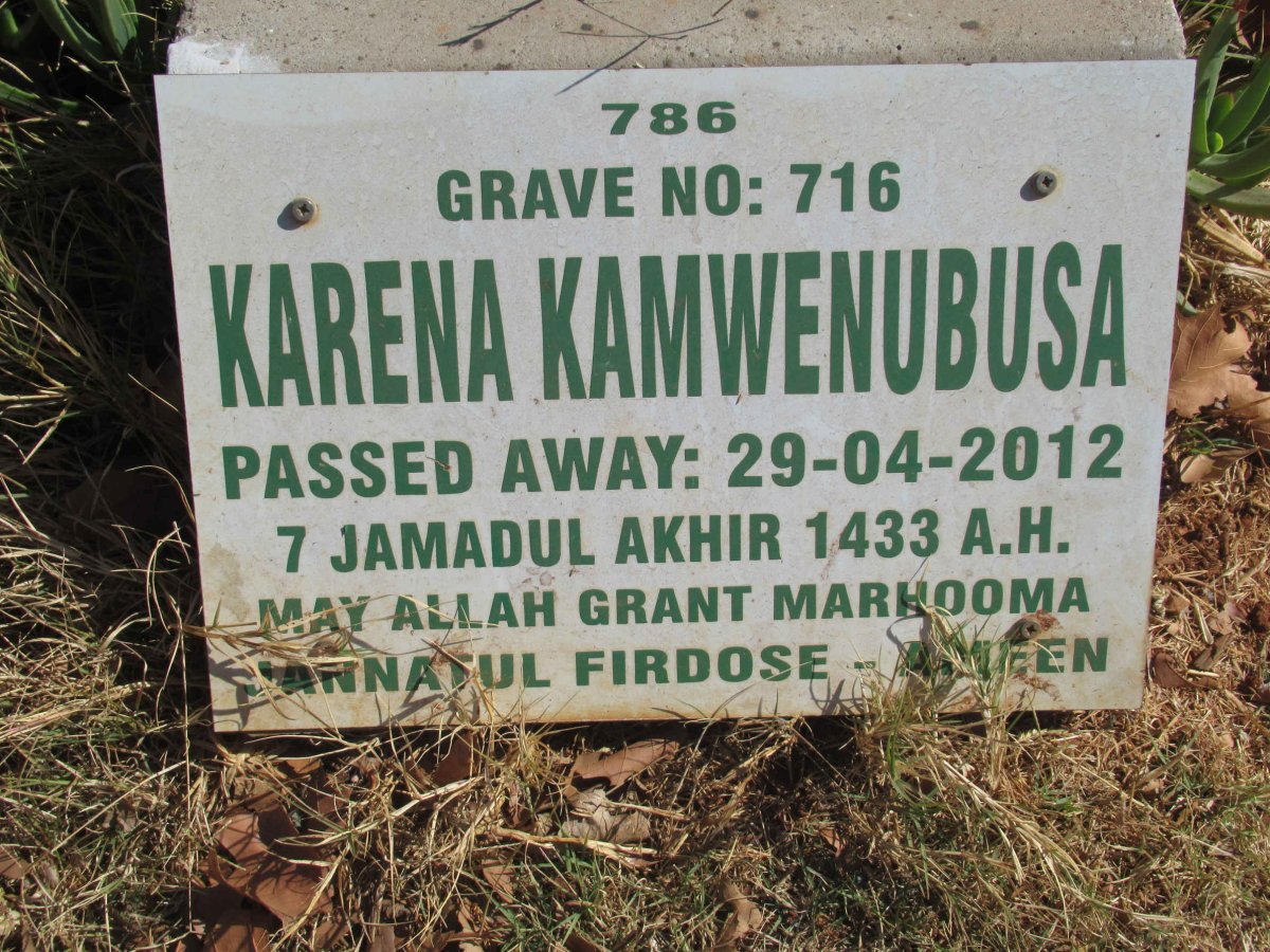 KAMWENUBUSA Karena -2012