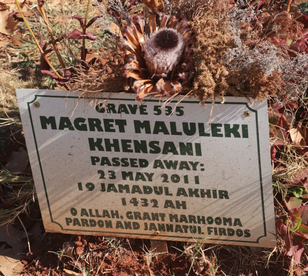KHENSANI Magret Maluleki -2011