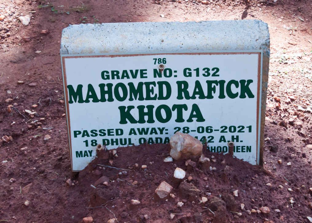 KHOTA Mahomed Rafick -20231