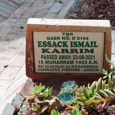 KARRIM Essack Ismail -2021