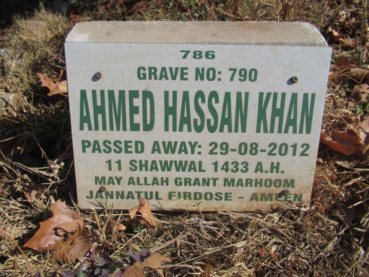 KHAN Ahmed Hassan -2012