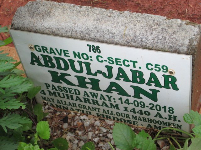 KHAN Abdul-Jabar -2018