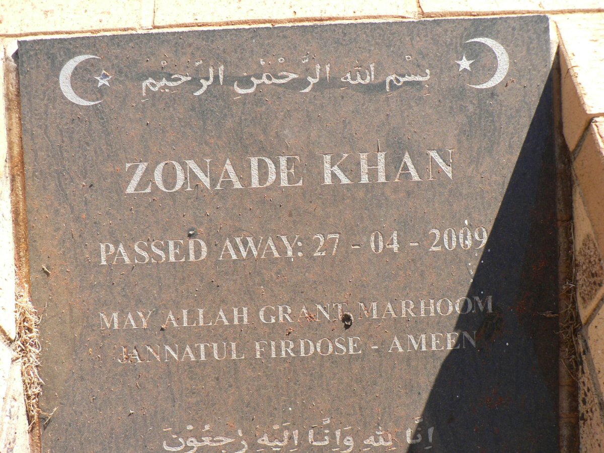 KHAN Zonade -2009