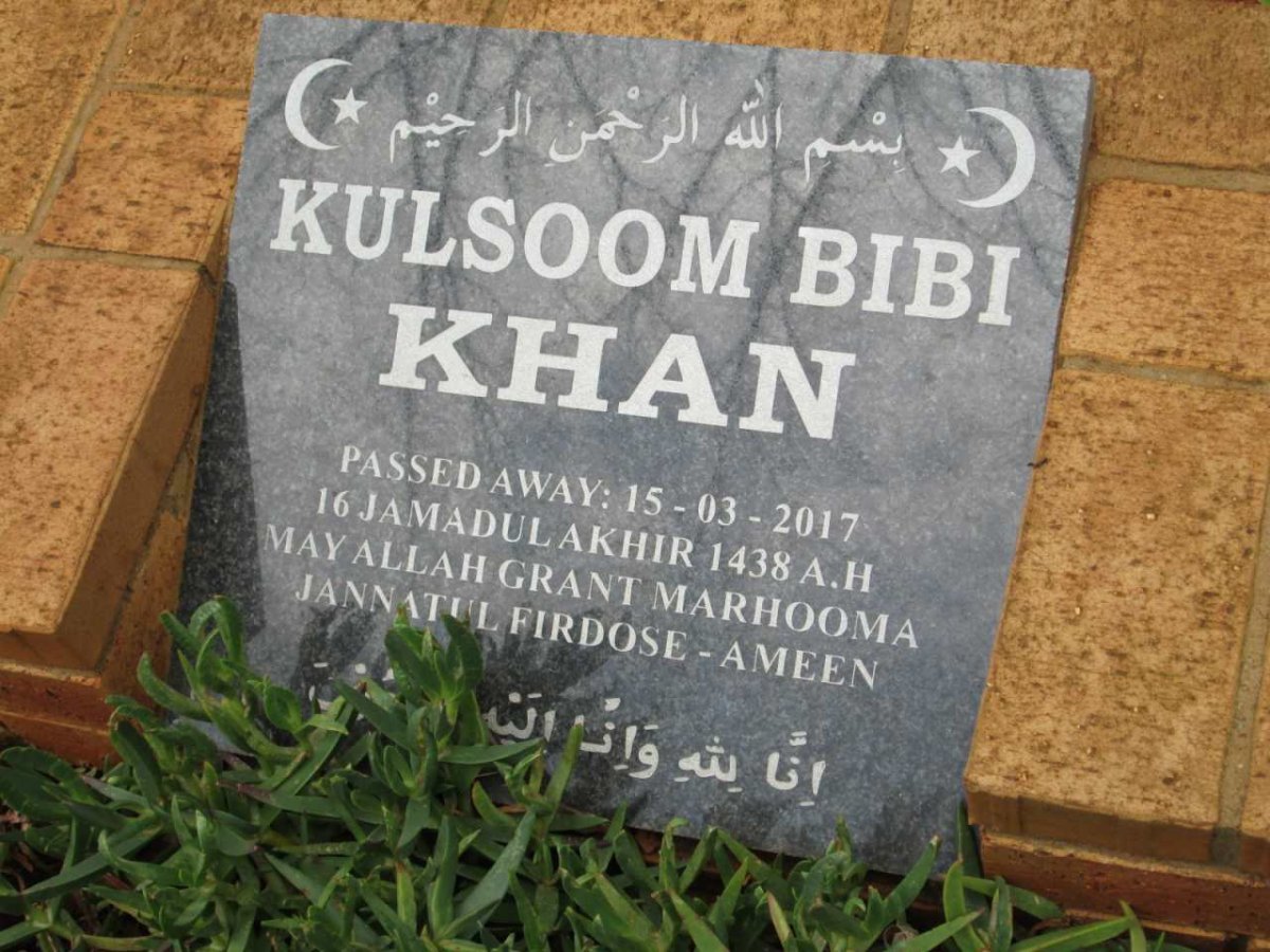 KHAN Kulsoom Bibi -2017