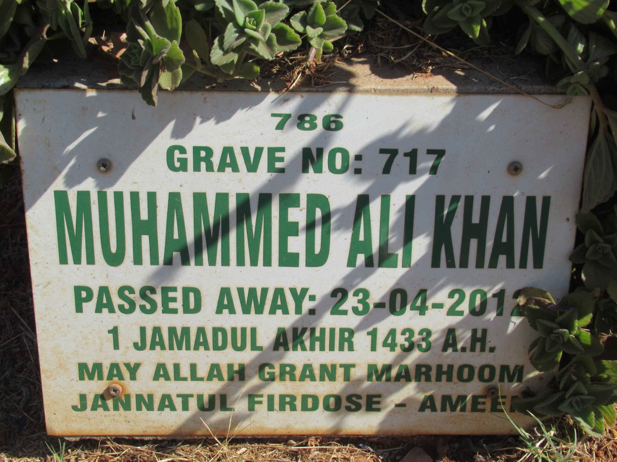 KHAN Muhammed Ali -2012