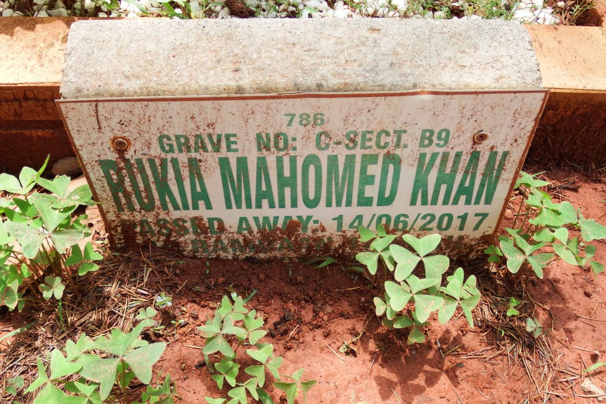 KHAN Rukia Mahomed -2017